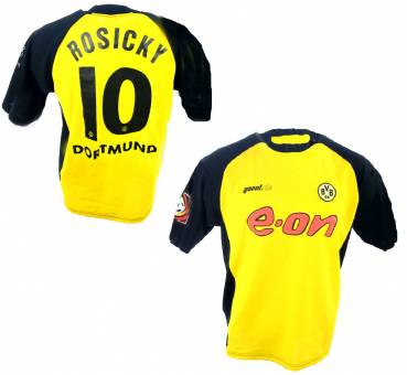 Goool.de Borussia Dortmund jersey 10 Tomas Rosicky 2001/02 BVB home champion men's XL or  kids/women 176cm
