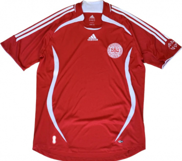 Adidas denmark jersey DBU World Cup 2006 and quali Euro 2008 home red men's M