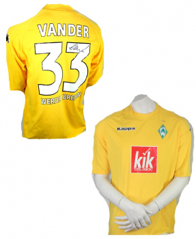 Kappa SV Werder Bremen jersey 33 Christian Vander match worn signatured men's 3XL/XXXL