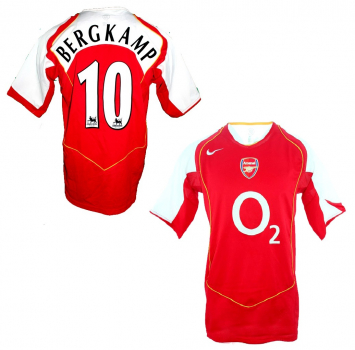 Nike FC Arsenal jersey 10 Dennis Bergkamp 2004/05 unbeaten men's XL