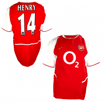 Nike FC Arsenal jersey 14 Thierry Henry 2003/04 home unbeaten men's M or XL
