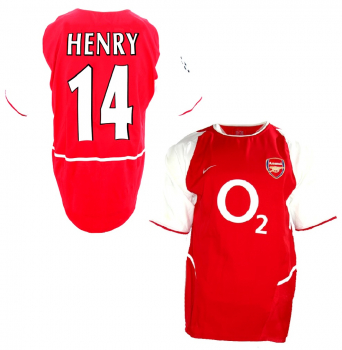 Nike FC Arsenal jersey 14 Thierry Henry 2003/04 Unbeaten CL home men's L/XL/XXL