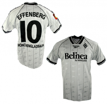 Reebok Borussia Mönchengladbach jersey 10 Stefan Effenberg 1998/99 Belinea men's L
