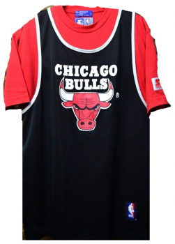 Starter Chicago Bulls jersey with t-shirt 23 Michael Jordan jersey men's XL
