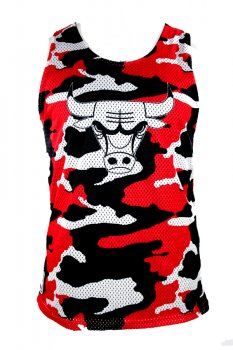 Adidas Chicago Bulls Tank Top Tanktop NBA basketball Originals camouflage men's M