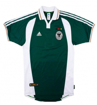 Adidas Germany jersey Euro 2000 green away kids 140 or 176 cm UK/US 9/10 or 17/18 years