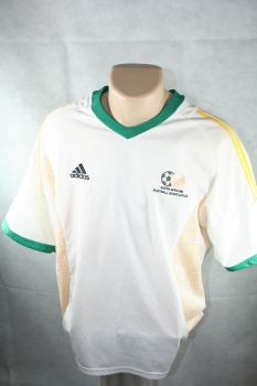 Adidas South africa jersey World Cup 2002 home jersey in color white men's L