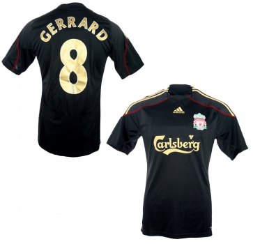 Adidas FC Liverpool jersey 8 Steven Gerrard 2009/10 This is anfield away men's M or L