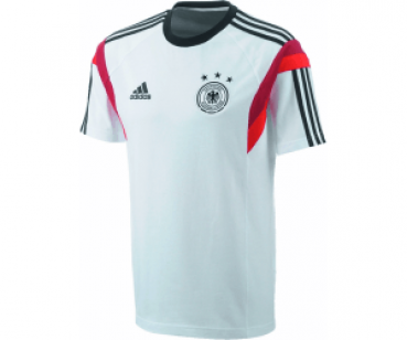 Adidas Germany jersey 2014 match worn adizero white training shirt men's XS