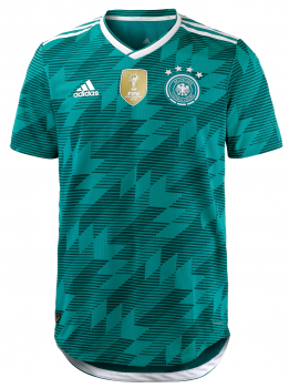 Adidas Germany jersey World Cup 2018 Authentic Climachill away green 4 stars men's S