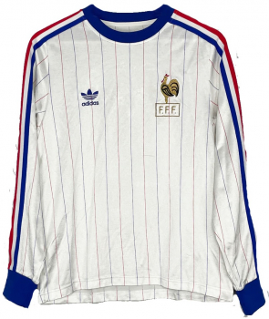 Adidas France jersey 1982 -86 World Cup white home men's S