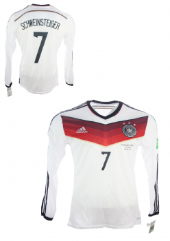 Adidas Germany Jersey 7 Bastian Schweinsteiger World Cup WC 2014 adizero men's XL(9)