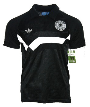 Adidas originals Germany jersey DfB T-Shirt 1990 away black men's L or XL