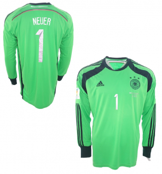 Adidas Germany goalkeeper jersey 1 Manuel Neuer World Cup 2014 green New men's S/M/L/XL/XXL/2XL