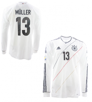 Adidas Germany jersey 13 Thomas Müller 2012-14 Quali Formotion match worn men's XL
