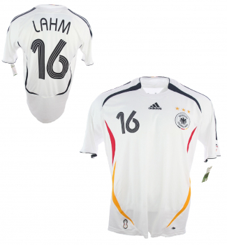 Adidas Germany DfB jersey 16 Philipp Lahm 2006 World Cup home white men's L