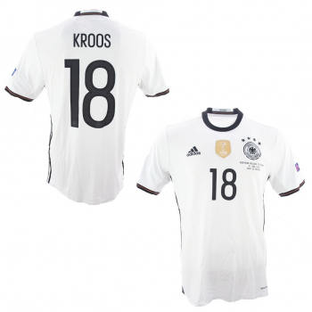 Adidas Germany jersey 18 Toni Kroos Euro 2016 home Neu men's L