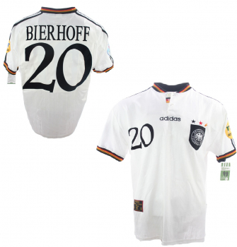 Adidas Germany jersey 1996 Euro 96 20 Bierhoff match worn men's S or XXL