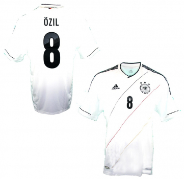 Adidas Germany jersey 8 Mesut Özil Euro 2012 home white mens XL