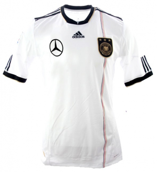 Adidas Germany jersey match worn Philipp Lahm 2010 home white Mercedes Benz DFB men's S - 176 cm