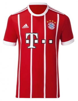 Adidas FC Bayern Munich jersey 2017/18 home red T-com Telekom men's M or XL or kids 176 cm