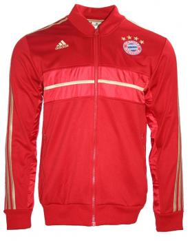 Adidas FC Bayern Munich jacket red team wear men's M