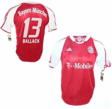 Adidas FC Bayern Munich jersey 13 Ballack 2003/04 T-mobile men's XL
