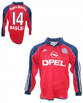 Adidas FC Bayern München jersey 14 14 Super Mario Basler match worn Equipment opel men's XL