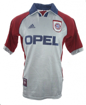 Adidas FC Bayern Munich jersey CL Final 1999 Opel men's S-M 176cm, L, XL or XXL