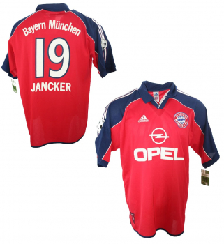 Adidas FC Bayern Munich jersey 19 Carsten Jancker 1999-2001 CL Final winner men's 2XL/XXL