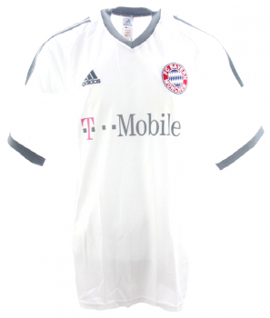 Adidas FC Bayern Munich jersey 2002/03 away white T-Mobile men's L