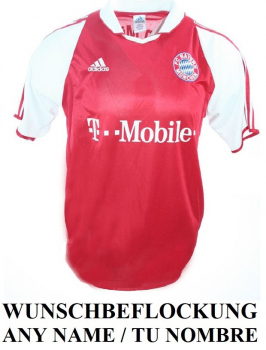 Adidas FC Bayern Munich jersey 2003/04 T-mobile home men's S/M/L/XL or XXL/2XL
