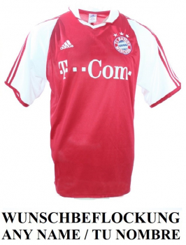 Adidas FC Bayern Munich jersey 2003/04 T-Com home red men's M/L or XL