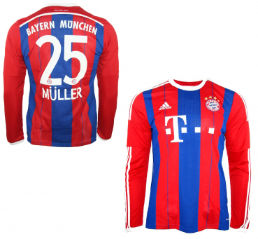 Adidas FC Bayern München Jersey 25 Thomas Müller 2014/15 new men's M or XL