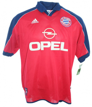 Adidas FC Bayern Munich jersey 13 Paulo Sérgio Opel home red 2000/01 men's XXL