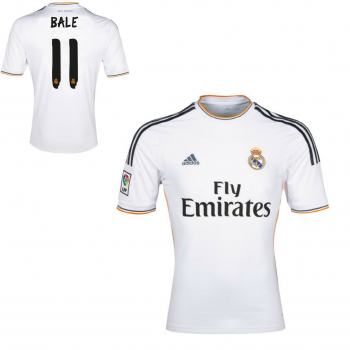 Adidas Real Madrid Jersey 11 Bale 2013/14 Emirates home new men's L