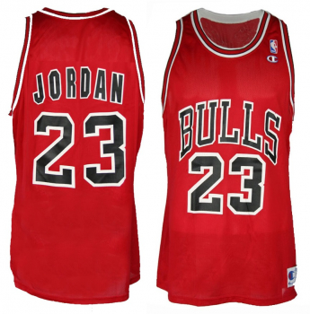 Champion Chicago Bulls jersey 23 Michael Air Jordan basketball shirt men's S-M  = 176 cm = 18-20 years