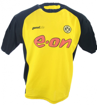 Goool.de Borussia Dortmund jersey 8 Jan Koller 2001/02 BVB Match Worn men's XL