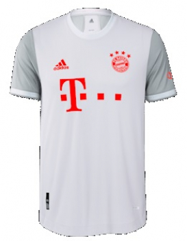 Adidas FC Bayern Munich jersey 2020/21 away white/grey men's L