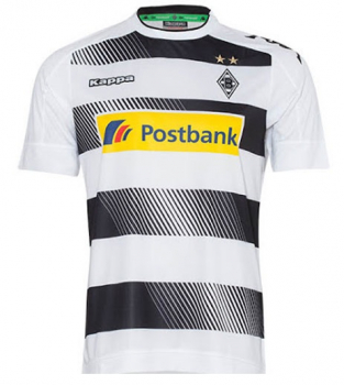 Kappa Borussia Mönchengladbach jersey 2016/17 white Postbank new men's M