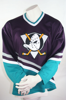 CCM Anaheim Mighty Ducks jersey NHL Walt Disney Blue men's M or XL