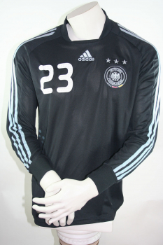 Germany Keeper Jersey 23 Adler 2008 Adidas 2008 black L DfB