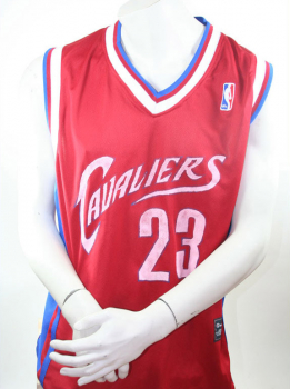 Champion Cleveland Cavaliers jersey NBA 23 LeBron James basketball men's XXL/2XL