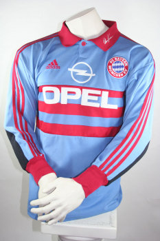 Adidas FC Bayern Munich jersey 1 Oliver Kahn keeper 1998/1999 home Opel men's XXL/2XL