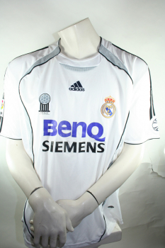Adidas Real Madrid jersey 23 David Beckham 2006/07 Siemens BenQ men's XL