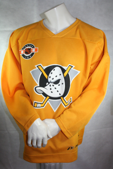 Pro Player Anaheim Mighty Ducks Jersey NHL yellow Authentic mens XL
