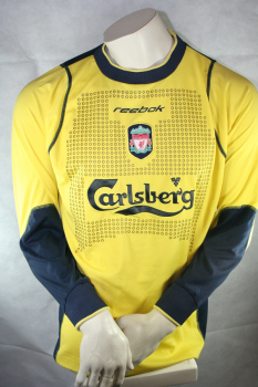 Reebok FC Liverpool jersey keeper 22 Chris Kirkland 2002/03 Carlsberg men's L