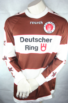 Reusch FC St. Pauli jersey 1994/95 Deutscher Ring longsleeve home men's XL