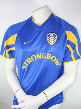 Nike Leeds United jersey 7 Robbie Keane 2001/02 Strongbow blue men's S