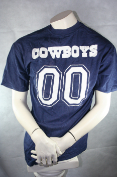 Dallas Cowboys Jersey T-shirt NFL American Football Name Number 00 - M